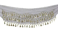 Châle GRIS dance orientale du