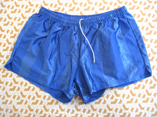 Short polyamide vintage bleu - polyamide,