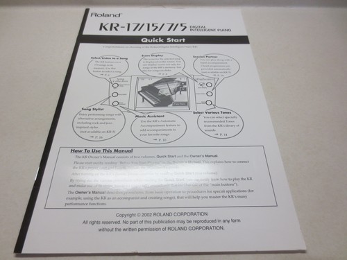 Roland 7 5 - kr-17, /