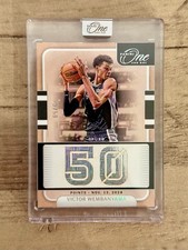2024-25 Victor Wembanyama Stats /50 Panini One And One Spurs