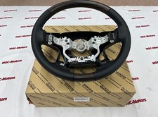 Volant combiné Land Cruiser 150 Prado tardif en bois véritable marron foncé