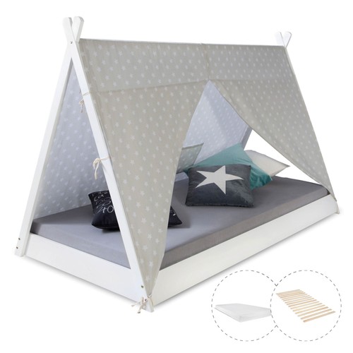 Lit enfant tipi matelas 90x200 - lit,