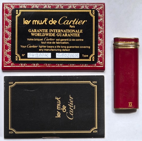 Briquet cartier vintage 1982 - vintage,
