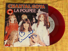Chantal Goya Autograph Signed 45 Rpm Disc (The Doll, Cinderella)