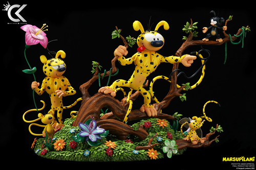 Figurine famille marsupilami - figurine,