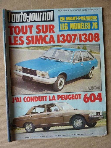 Auto journal 75 - auto-journal, n°13-75
