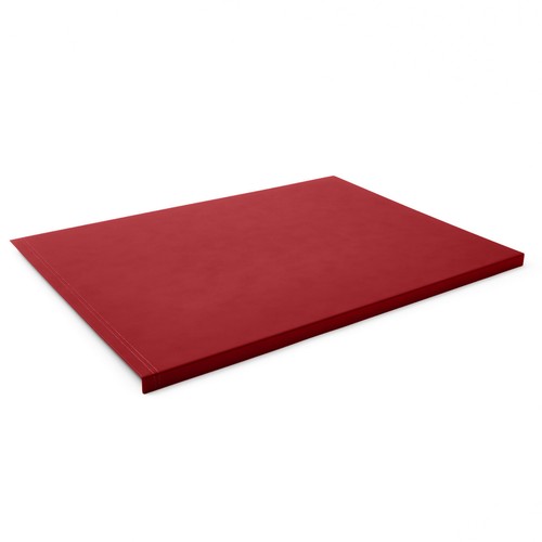 Sous main bureau cuir - cuir, rouge