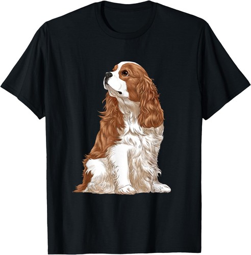 Sitting dog blenheim - sitting,
