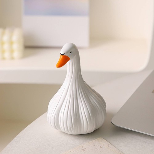 Statuette oie blanche - statuette,