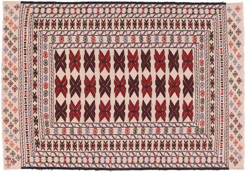 Tapis afghan kelim gol - kelim,