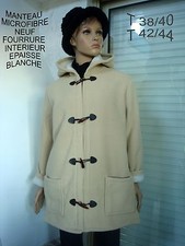 MANTEAU A CAPUCHE DAIM