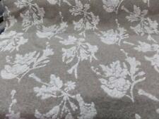 tissu laine bouillie beige a motifs façonné blanc cassé en 1.45m de large