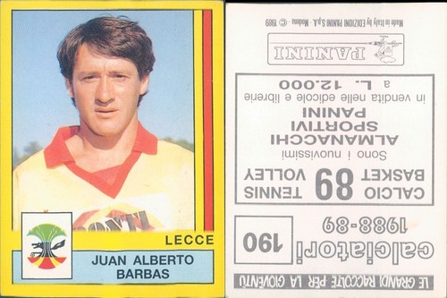 Calciatori panini 1988 - panini, 1988/89