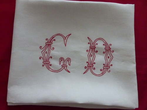 Nappe ancienne lin - nappe,