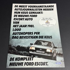 FORD ESCORT AUTO VAN HET JAAR