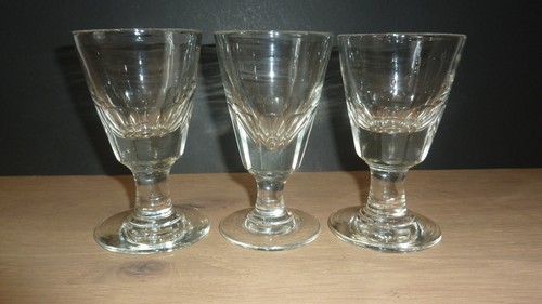 Verres anciens épais lourd - verres,