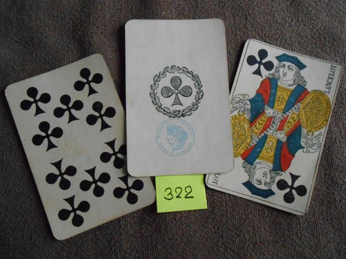 Ancien jeu de cartes - ♣️,