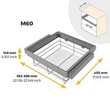 Kit panier en fils d'acier +