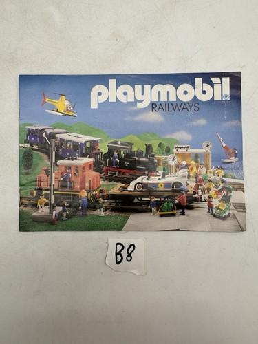1985 playmobil railways - playmobil,