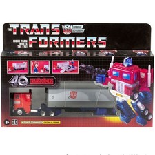  NEW NEUF Transformers Hasbro  Optimus Prime G1 Reissue Rééditon 40th Anniversar