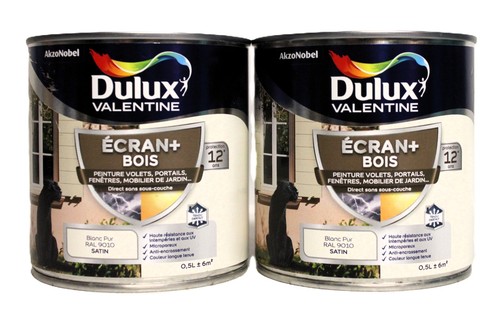 Lot peinture bois dulux - peinture,