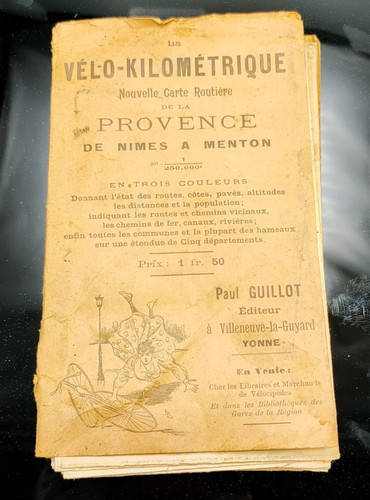 Carte routière 1890 1900 - carte,