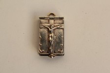 Antique Jesus Christ Miniature Religious Book Pendant (70891)