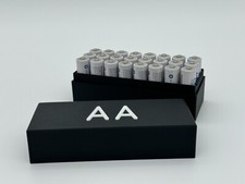 Battery battery storage box crate for AA Mignon 24 pcs with lid