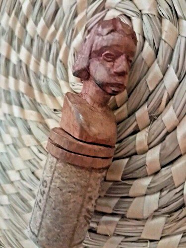 Bouchon liège bois - liège, sculpté