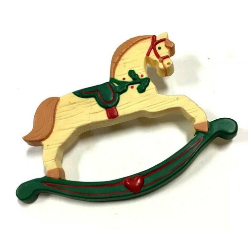 Broche cheval bascule neuf - cheval,