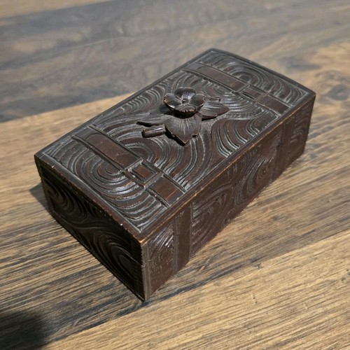 Ancienne boîte bois - en,