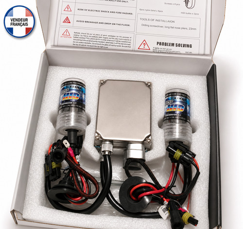 Kit ampoules xenon 5000k - xenon,