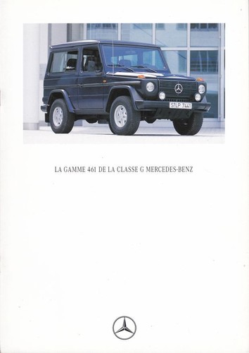 Catalogue brochure mercedes - mercedes, g