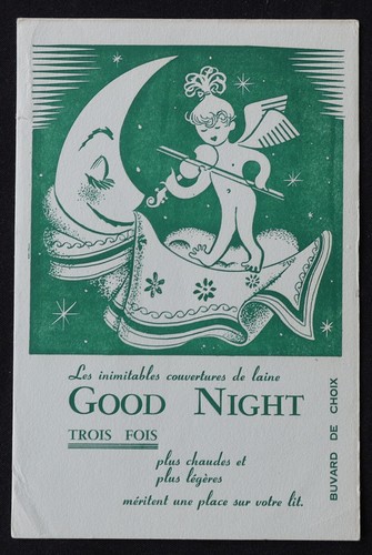 Buvard good night vert - good,