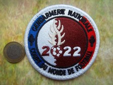 écusson militaire gendarmerie coupe du monde football 2022