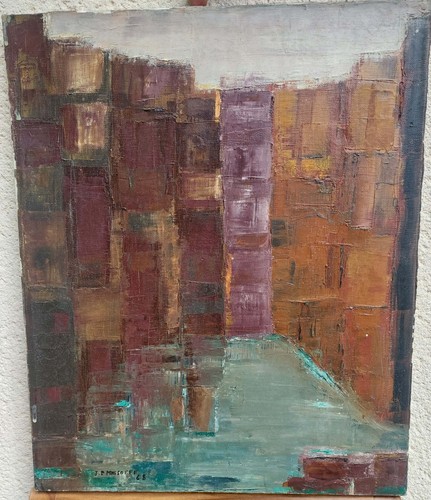 Huile sur toile tableau - huile,
