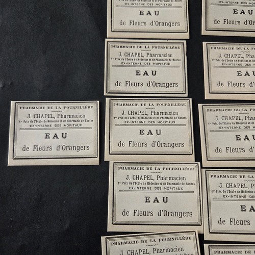 Etiquettes pharmacie eau - 20,