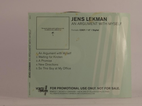 Jens lekman argument with - an,