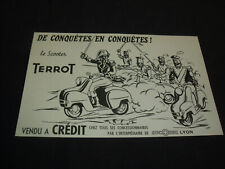 BUVARD D EPOQUE SCOOTER TERROT