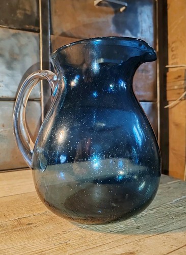 Pichet verre soufflé - verre,