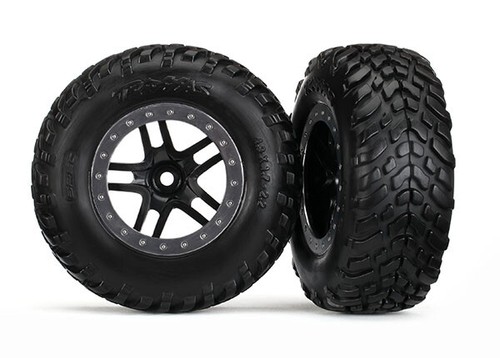 Traxxas pneus jantes montés - pneus+jantes,
