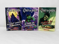 Chair de Poule: Lot of (3) Loup-garou Pantins Parc horreur French  R L Stine