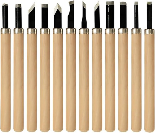 Gnhg lot de12 gouge bois - a,