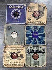 Lot 11 Vinyles 78 Tours 25cm