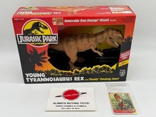 1993 Young Tyrannnosaurus Rex Complete w/ Box Vintage Jurassic Park T-Rex Kenner