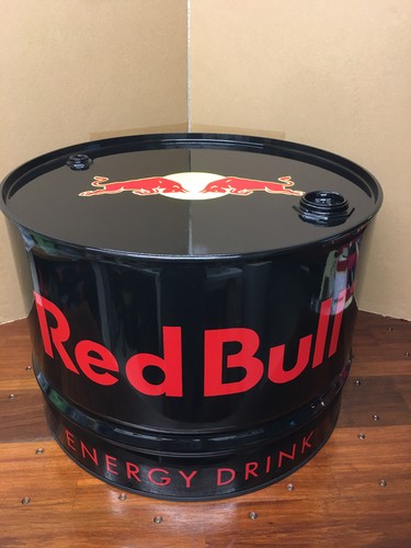 Red bull table basse - red, métal