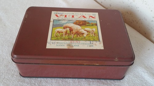 Ancienne boite métal vitan - ancienne,