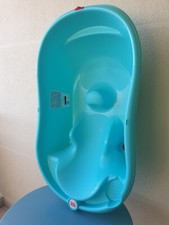 Baignoire OKBABY pour le Bain des Nouveau-nés 0-12 Mois, Assise - Antidérapante 