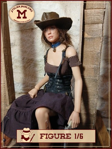 Figurine custom cowgirl 6 - cowgirl, 1/6