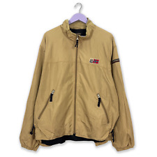 Veste À Vent Napapijri Vintage Marron Avec Zip - Taille L/XL Homme